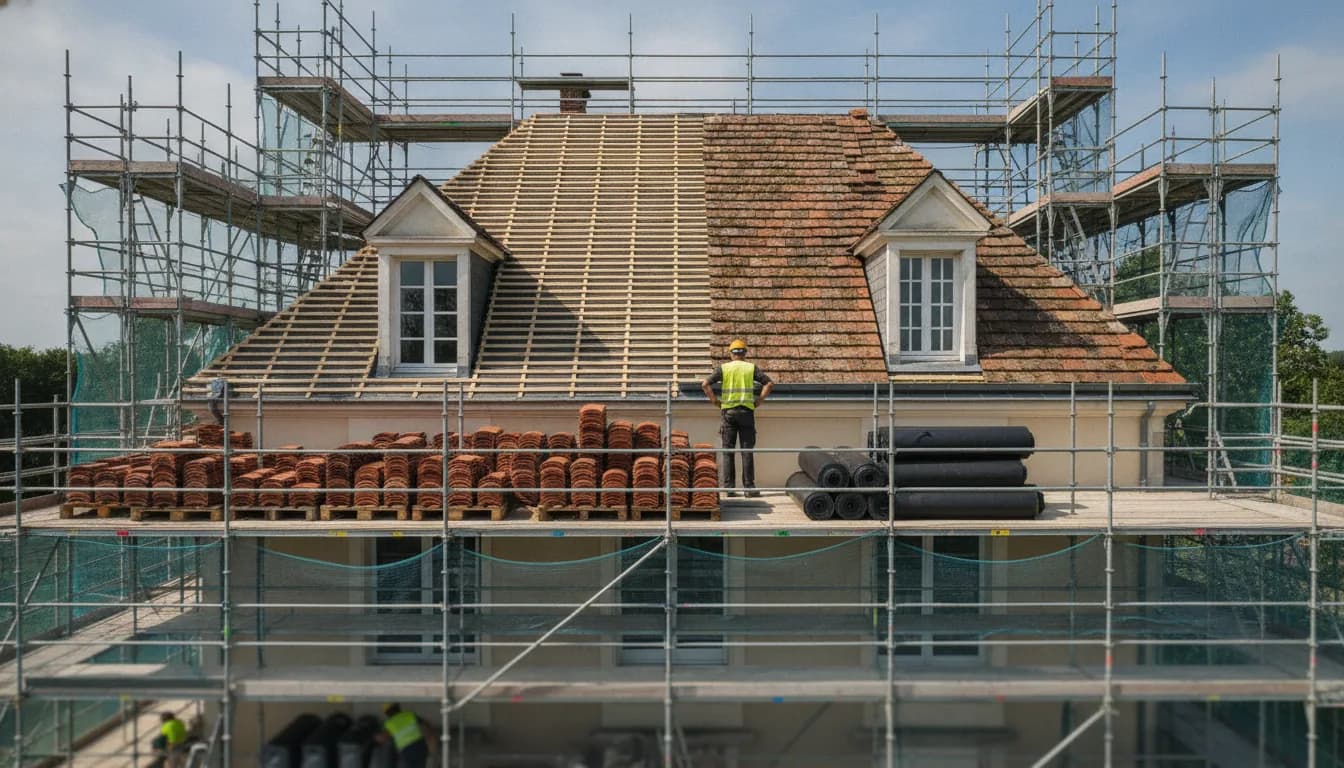 Prix d’une réfection de toiture au m² en 2026