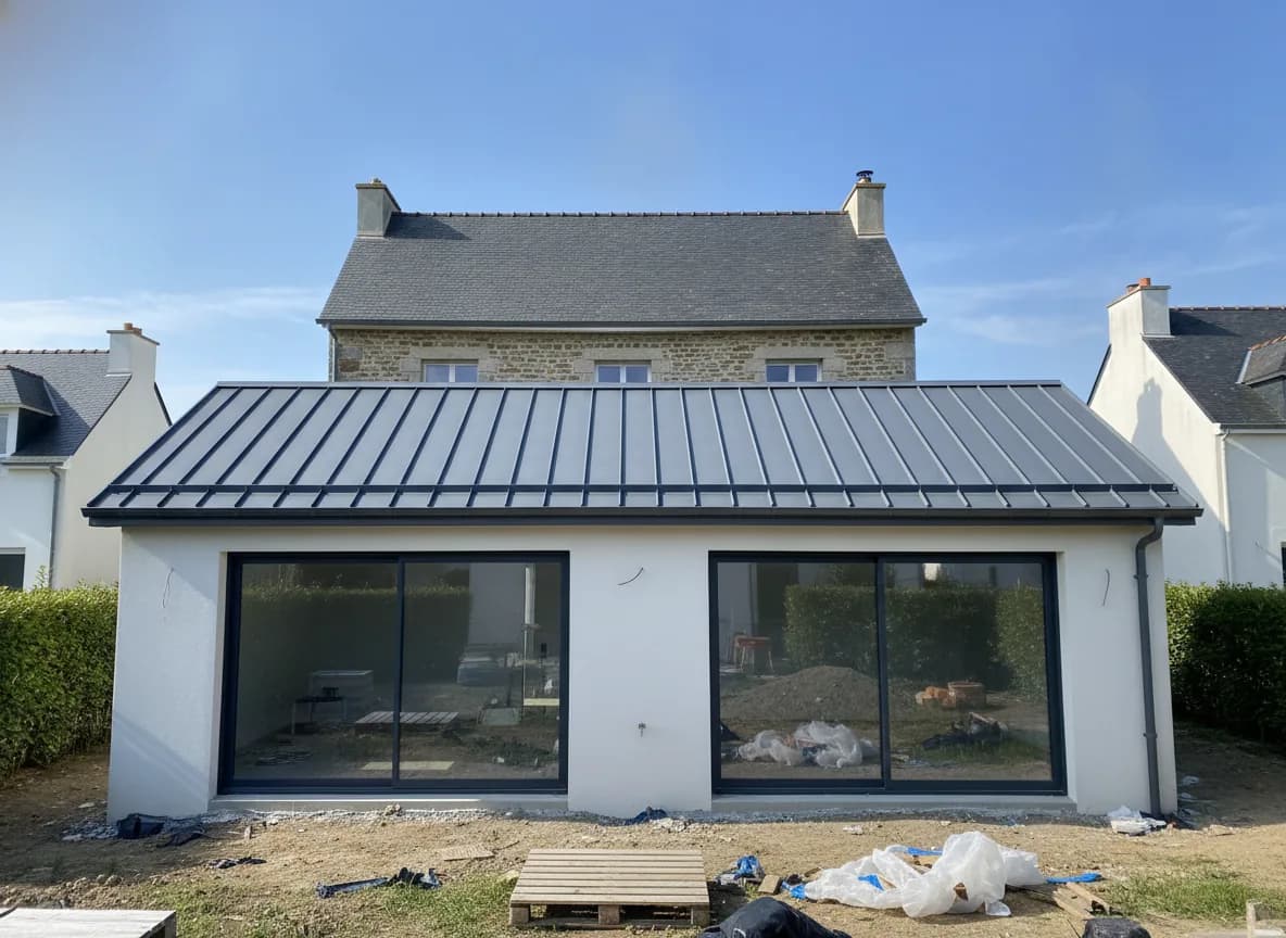 Bac acier sur extension — Calais