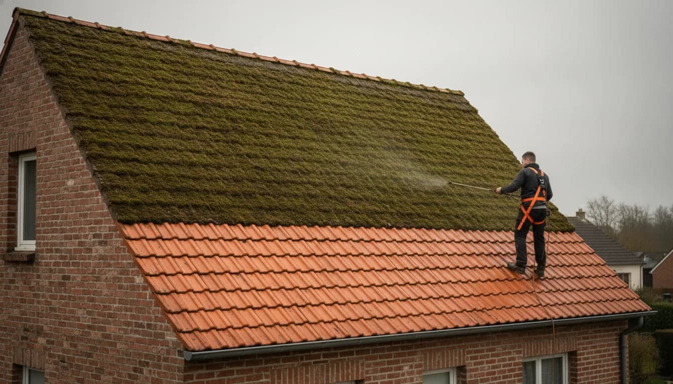 Traitement hydrofuge — démoussage & nettoyage de toiture dans le Pas-de-Calais