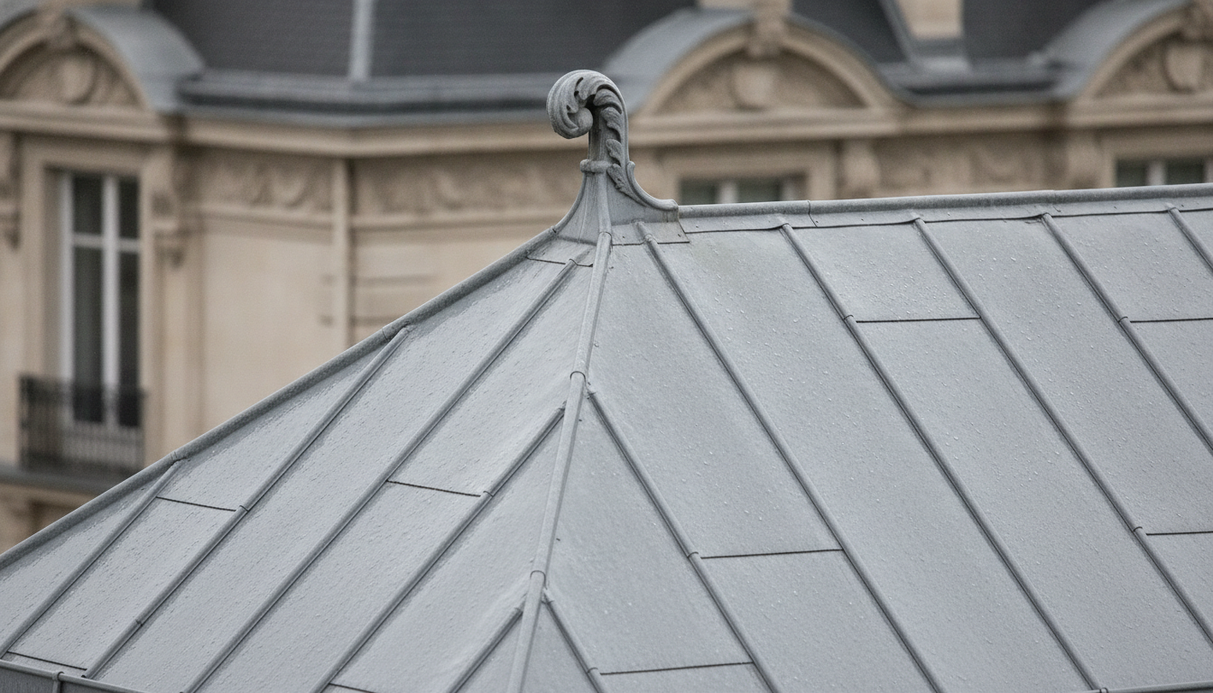 Toiture en zinc : durée de vie et entretien